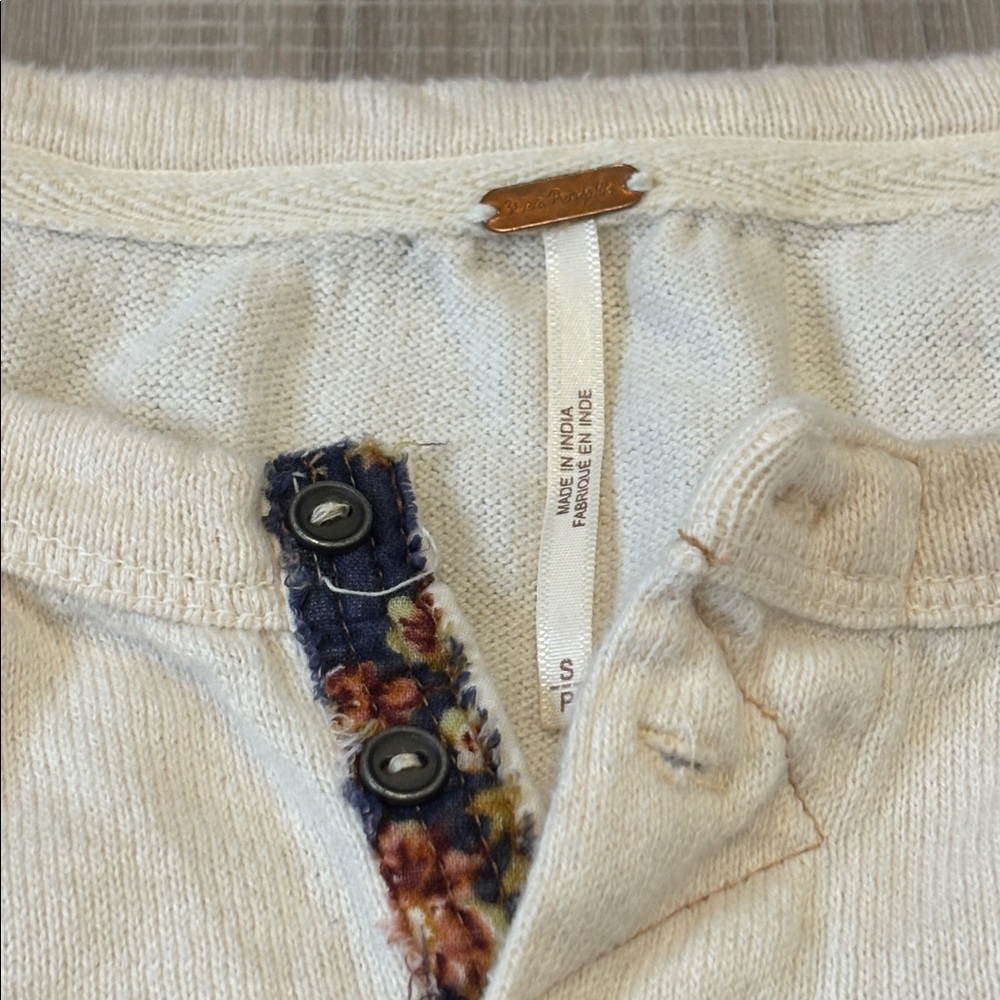 Free People Light Magic Patchwork Balloon Sleeve … - image 5